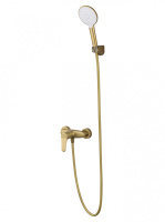 Смеситель для душа WONZON & WOGHAND ALFA, Брашированное золото (WW-AE3102-BG) - Gidratop.ru изображение