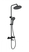 Душевая система с термостатом WONZON & WOGHAND NEO, Черный матовый (WW-B3046-A1-MB) - Gidratop.ru изображение