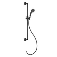 GESSI VENTI20 штанга для душа 800 мм., с ручным душем и шлангом 1500 мм., цвет черный матовый