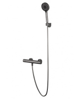 Смеситель для душа с термостатом WONZON & WOGHAND INN 6, Темный графит (WW-B2029-A-BGG)