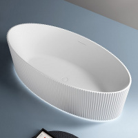 Акриловая ванна ABBER AB9327 белая - Gidratop.ru изображение