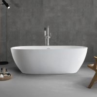 Акриловая ванна ABBER AB9263-1.8 белая - Gidratop.ru изображение