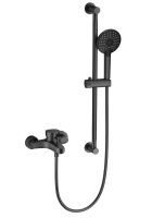 Смеситель для ванны с душевым гарнитуром WONZON & WOGHAND, Темный графит (WW-C2501-BGG) - Gidratop.ru изображение
