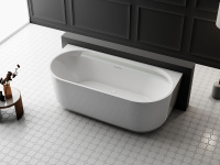 Ванна акриловая Vincea VBT-621B, 1700*800*580, цвет белый, слив-перелив в комплекте, белый - Gidratop.ru изображение