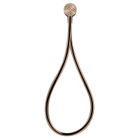 Gessi Hi-Fi душевой магнитные комплект, состоящий из вывода воды, держателя, шланга 1,50 м и лейки, цвет: Copper PVD - Gidratop.ru изображение