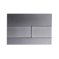 Кнопка смыва для инсталляции механическая WONZON & WOGHAND, Темный графит (WW-IB235-BGM) - Gidratop.ru изображение