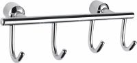 Вешалка с 4 крючками для ванной WONZON & WOGHAND, Хром (WW-9382-4) - Gidratop.ru изображение