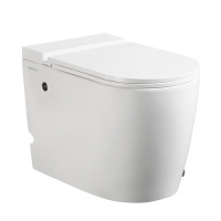 Унитаз ABBER Bequem AC1114P приставной белый с импульсным смывом - Gidratop.ru изображение