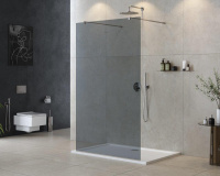 душевая перегородка CEZARES LIBERTA-L-2-110-GR-Cr