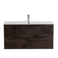 MARINO-CER-N База под раковину подвесная с двумя выкатными ящиками, Rovere Nature Grigio, 996x457x500, MARINO-CER-N-1000-2C-SO-RNG-P