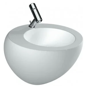 Раковина Laufen Alessi One 8.1097.1.400.104.1 с полупостаментом 52 х 52.5 cм