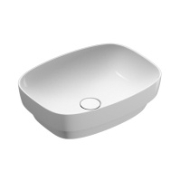 Catalano Alvea Раковина 50*38 настольная или полувстраиваемая, цвет белый глянцевый - Gidratop.ru изображение