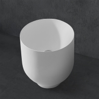 Раковина накладная ABBER Stein AS2618 белая матовая - Gidratop.ru изображение