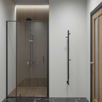 Полотенцесушитель электрический Vincea VTD-1DBE 15х140, черный, таймер - Gidratop.ru изображение