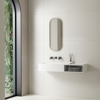 Раковина из искусственного камня Vincea VWB-6S112MW, 1200*400*200, подвесная, цвет белый матовый - Gidratop.ru изображение