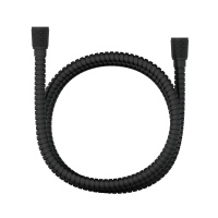 Шланг для душа в металлической оплётке 1500 мм WONZON & WOGHAND, Черный матовый (WW-88RG02-1500-MB) - Gidratop.ru изображение