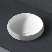 Раковина накладная ABBER Stein AS2613 белая матовая - Gidratop.ru изображение