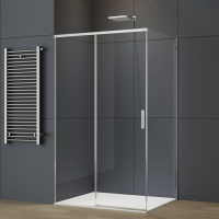 Душевой уголок Soft 2 VSR-3SO28013CL, 1300*800, хром, стекло прозрачное - Gidratop.ru изображение