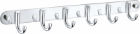 Вешалка с 6 крючками для ванной WONZON & WOGHAND, Хром (WW-9384-6)