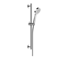 Gessi Emporio shower штанга в комплекте с душевой лейкой на 3 позиции, шланг 1,50 м, цвет: Chrome - Gidratop.ru изображение