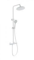 Душевая система с термостатом WONZON & WOGHAND INN 4, Белый матовый (WW-B3047-A-MW) - Gidratop.ru изображение