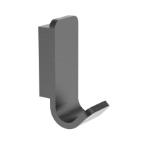 Крючок для ванной WONZON & WOGHAND LOTTE, Темный графит (WW-8315-BGM) - Gidratop.ru изображение