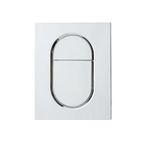 Кнопка смыва для инсталляции пневматическая WONZON & WOGHAND, Хром (WW-IB257-CR) - Gidratop.ru изображение