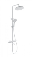 Душевая система с термостатом WONZON & WOGHAND NEO, Белый матовый (WW-B3035-A2-MW) - Gidratop.ru изображение