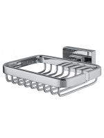 Мыльница с держателем WONZON & WOGHAND FLAT, Хром (WW-9724) - Gidratop.ru изображение