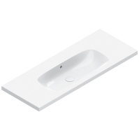 Catalano Alvea Раковина 120*46 подвесная или на мебель, цвет белый глянцевый - Gidratop.ru изображение