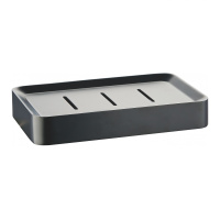 Мыльница с держателем WONZON & WOGHAND CARBON, Черный (WW-7732) - Gidratop.ru изображение