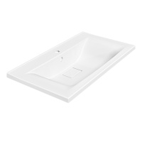 Раковина VCB-3M800W из искуственного камня, цвет белый - Gidratop.ru изображение