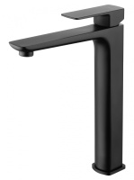 Смеситель для раковины высокий WONZON & WOGHAND EDGE, Черный матовый (WW-88239003-MB) - Gidratop.ru изображение
