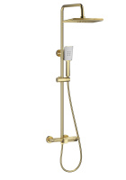 Душевая система WONZON & WOGHAND, Брашированное золото (WW-AE33110-BG)