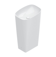 Catalano Green Раковина 55*38 отдельностоящая, слив в пол,  цвет белый глянцевый - Gidratop.ru изображение