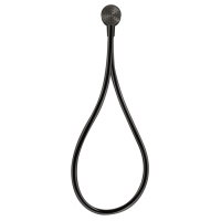 Gessi Hi-Fi душевой магнитные комплект, состоящий из вывода воды, держателя, шланга 1,50 м и лейки, цвет: Black Metal Brushed PVD