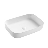Раковина керамическая Vincea VBS-304, 600*420*140, накладная, цвет белый - Gidratop.ru изображение