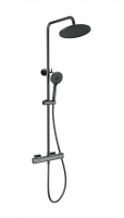 Душевая система с термостатом WONZON & WOGHAND STAY 1, Темный графит (WW-B3051-A-BGG) - Gidratop.ru изображение