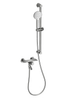 Смеситель для ванны с душевым гарнитуром WONZON & WOGHAND CLICK, Хром (WW-FE05L222-CR) - Gidratop.ru изображение