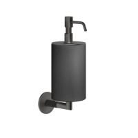 Gessi Ingranaggio дозатор для жидкого мыла настенный черный, отделка Black Metal Brushed PVD - Gidratop.ru изображение