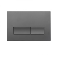 Кнопка смыва для инсталляции механическая WONZON & WOGHAND, Темный графит (WW-IB224-BGM) - Gidratop.ru изображение