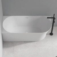 Акриловая ванна ABBER AB9258-1.7 L белая - Gidratop.ru изображение