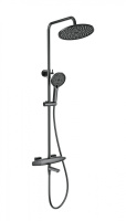 Душевая система с термостатом WONZON & WOGHAND NEO, Темный графит (WW-B3035-A2-BGG) - Gidratop.ru изображение