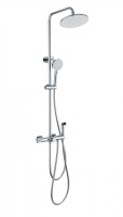 Душевая система с техническим душем и термостатом WONZON & WOGHAND, Хром (WW-B3097-A-CR) - Gidratop.ru изображение