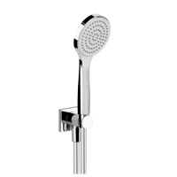 Gessi Emporio shower душевой комплект, состоящий из вывода воды, держателя, шланга 1,50 м и лейки, цвет: Chrome - Gidratop.ru изображение