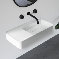 Раковина подвесная ABBER Stein AS2627-0.8 белая матовая - Gidratop.ru изображение