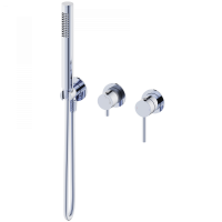 Смеситель для душевой системы встраиваемый WONZON & WOGHAND STICK, Хром (WW-838017-CR) - Gidratop.ru изображение