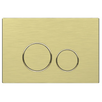 Кнопка смыва Vincea VFP-005BG, цвет брашированное золото - Gidratop.ru изображение