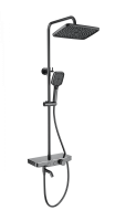 Душевая система с термостатом WONZON & WOGHAND, Темный графит (WW-B3099-A-BGG) - Gidratop.ru изображение
