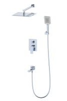 Душевая система встраиваемая WONZON & WOGHAND EDGE, Хром (WW-88939003-CR) - Gidratop.ru изображение